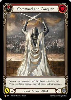Command and Conquer (Extended Art) (HNT260) [The Hunted] Rainbow Foil - Deck Out Gaming