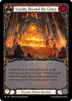Loyalty Beyond the Grave (Extended Art) (HNT150) [The Hunted] Rainbow Foil - Deck Out Gaming