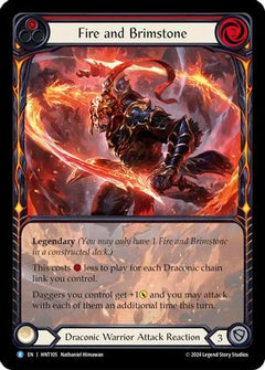 Fire and Brimstone (Extended Art) (HNT105) [The Hunted] Rainbow Foil - Deck Out Gaming