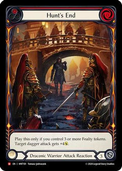 Hunt's End (Extended Art) (HNT101) [The Hunted] Rainbow Foil - Deck Out Gaming
