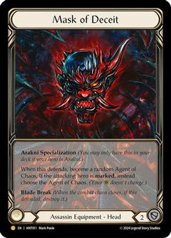Mask of Deceit (Extended Art) (HNT011) [The Hunted] Cold Foil - Deck Out Gaming