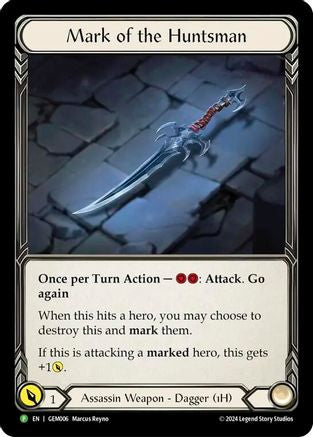 Mark of the Huntsman - GEM006 (GEM006) [GEM Pack 1] Cold Foil - Deck Out Gaming