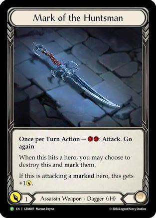 Mark of the Huntsman - GEM007 (GEM007) [GEM Pack 1] Cold Foil - Deck Out Gaming