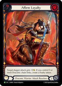 Affirm Loyalty - GEM012 (GEM012) [GEM Pack 1] - Deck Out Gaming
