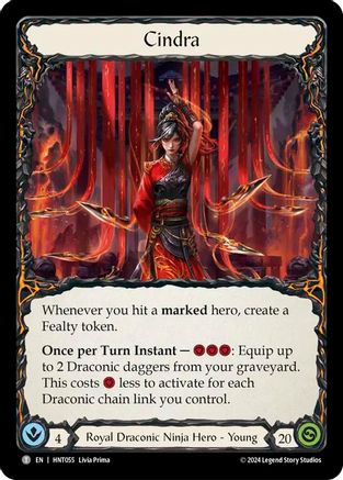 Cindra // Fang (HNT055//HNT099) [The Hunted] - Deck Out Gaming