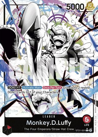 Monkey.D.Luffy (001) (Parallel) (ST21-001) [Starter Deck EX: Gear 5] Foil - Deck Out Gaming