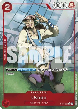 Usopp (Parallel) (ST21-002) [Starter Deck EX: Gear 5] Foil - Deck Out Gaming