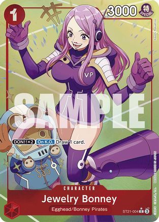 Jewelry Bonney (Parallel) (ST21-004) [Starter Deck EX: Gear 5] Foil - Deck Out Gaming