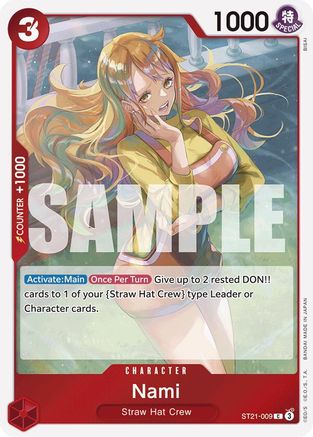 Nami (ST21-009) [Starter Deck EX: Gear 5] - Deck Out Gaming