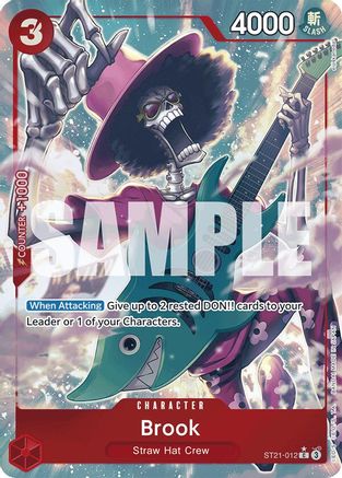 Brook (Parallel) (ST21-012) [Starter Deck EX: Gear 5] Foil - Deck Out Gaming