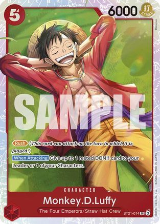 Monkey.D.Luffy (014) (ST21-014) [Starter Deck EX: Gear 5] Foil - Deck Out Gaming