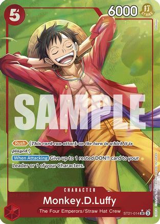 Monkey.D.Luffy (014) (Parallel) (ST21-014) [Starter Deck EX: Gear 5] Foil - Deck Out Gaming