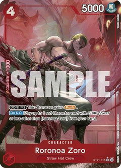 Roronoa Zoro (Parallel) (ST21-015) [Starter Deck EX: Gear 5] Foil - Deck Out Gaming