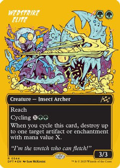 Webstrike Elite (Borderless) (First-Place Foil) (544) [Aetherdrift] foil - Deck Out Gaming