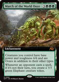 March of the World Ooze (Extended Art) (388) [Aetherdrift] - Deck Out Gaming