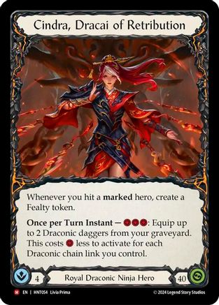 Cindra, Dracai of Retribution (HNT054) [The Hunted] - Deck Out Gaming