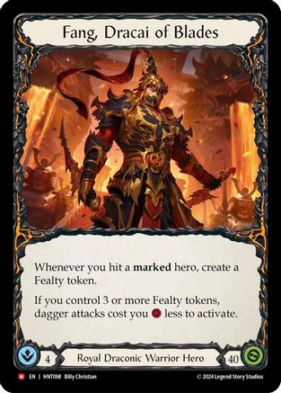 Fang, Dracai of Blades (HNT098) [The Hunted] - Deck Out Gaming