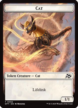 Cat // Thopter (0010) Double-Sided Token (2) [Aetherdrift] - Deck Out Gaming
