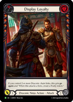 Display Loyalty (Red) (GEM010) [GEM Pack 1] Rainbow Foil - Deck Out Gaming