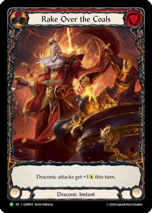 Rake Over the Coals (Red) (GEM019) [GEM Pack 1] - Deck Out Gaming