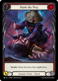 Mark the Prey (Red) (GEM023) [GEM Pack 1] Rainbow Foil - Deck Out Gaming