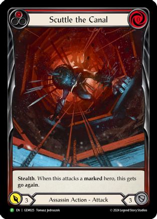 Scuttle the Canal (Red) (GEM025) [GEM Pack 1] - Deck Out Gaming