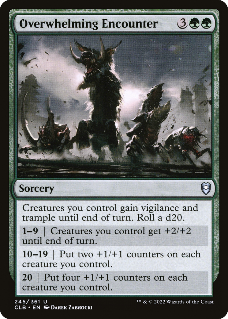 Overwhelming Encounter (245) [Commander Legends: Battle for Baldur's Gate] foil - Deck Out Gaming