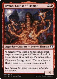 Livaan, Cultist of Tiamat (188) [Commander Legends: Battle for Baldur's Gate] foil - Deck Out Gaming