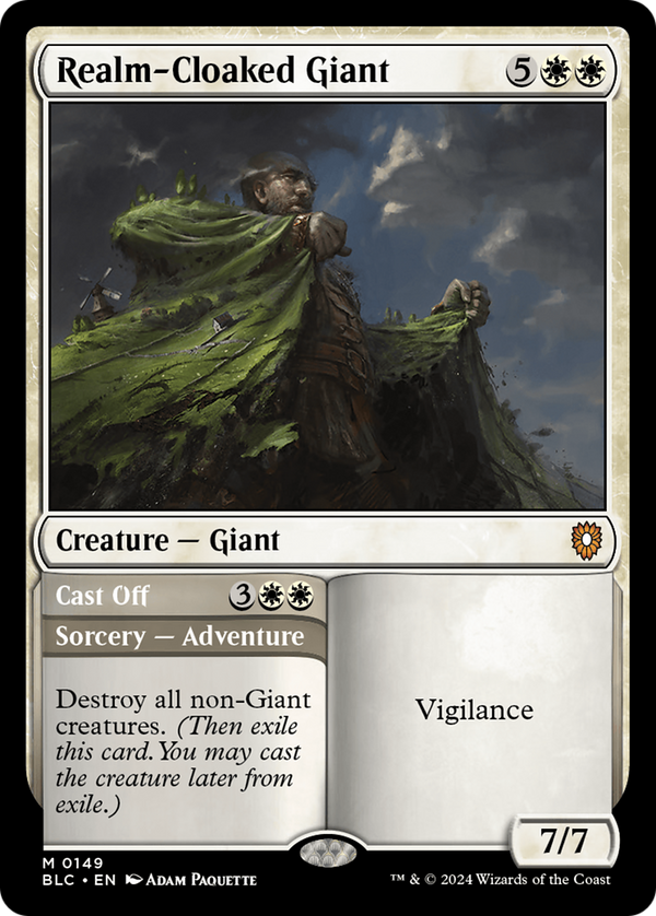 Realm-Cloaked Giant (149) [Bloomburrow Commander] - Deck Out Gaming