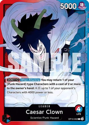 Caesar Clown (002) (OP10-002) [Royal Blood] - Deck Out Gaming