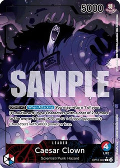Caesar Clown (002) (Parallel) (OP10-002) [Royal Blood] Foil - Deck Out Gaming