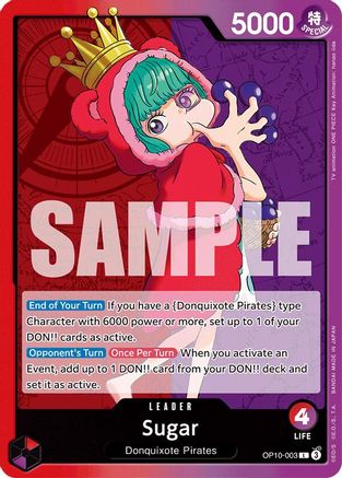 Sugar (003) (OP10-003) [Royal Blood] - Deck Out Gaming