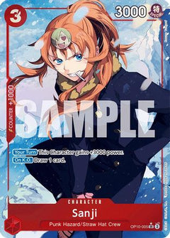 Sanji (Parallel) (OP10-005) [Royal Blood] Foil - Deck Out Gaming