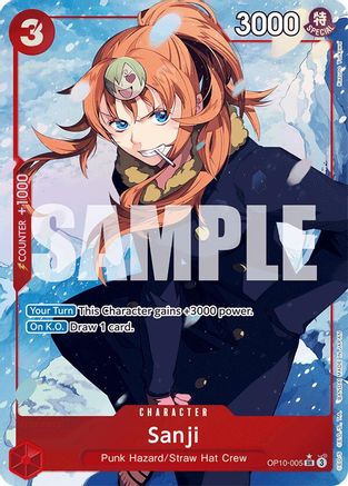 Sanji (Parallel) (OP10-005) [Royal Blood] Foil - Deck Out Gaming