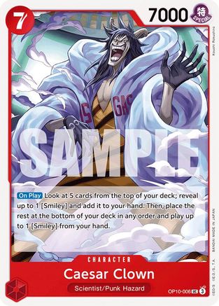 Caesar Clown (006) (OP10-006) [Royal Blood] - Deck Out Gaming
