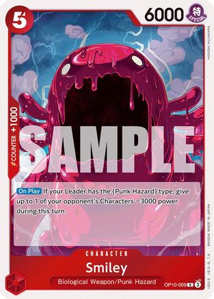 Smiley (OP10-009) [Royal Blood] Foil - Deck Out Gaming