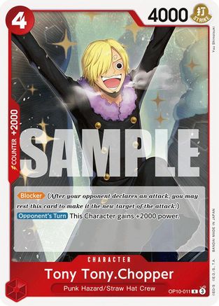 Tony Tony.Chopper (011) (OP10-011) [Royal Blood] Foil - Deck Out Gaming