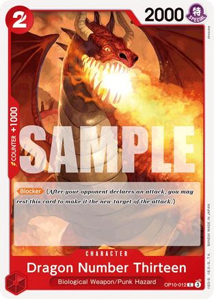 Dragon Number Thirteen (OP10-012) [Royal Blood] - Deck Out Gaming