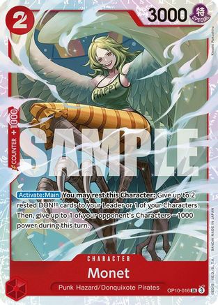 Monet (OP10-016) [Royal Blood] Foil - Deck Out Gaming