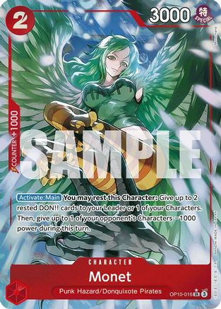 Monet (Parallel) (OP10-016) [Royal Blood] Foil - Deck Out Gaming