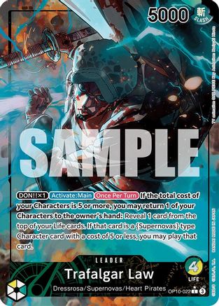 Trafalgar Law (022) (Parallel) (OP10-022) [Royal Blood] Foil - Deck Out Gaming