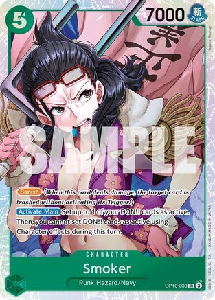 Smoker (030) (OP10-030) [Royal Blood] Foil - Deck Out Gaming