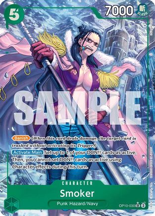 Smoker (030) (Parallel) (OP10-030) [Royal Blood] Foil - Deck Out Gaming