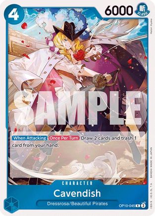Cavendish (045) (OP10-045) [Royal Blood] Foil - Deck Out Gaming