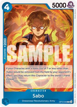 Sabo (OP10-049) [Royal Blood] Foil - Deck Out Gaming