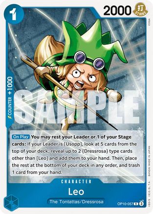 Leo (OP10-057) [Royal Blood] Foil - Deck Out Gaming