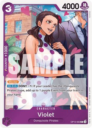 Violet (OP10-062) [Royal Blood] Foil - Deck Out Gaming