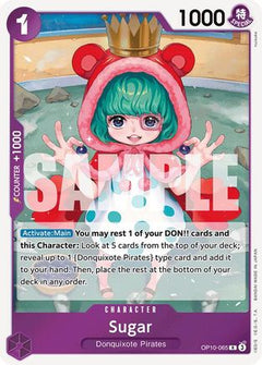 Sugar (065) (OP10-065) [Royal Blood] Foil - Deck Out Gaming