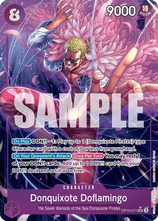Donquixote Doflamingo (Parallel) (OP10-071) [Royal Blood] Foil - Deck Out Gaming