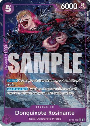 Donquixote Rosinante (Parallel) (OP10-072) [Royal Blood] Foil - Deck Out Gaming